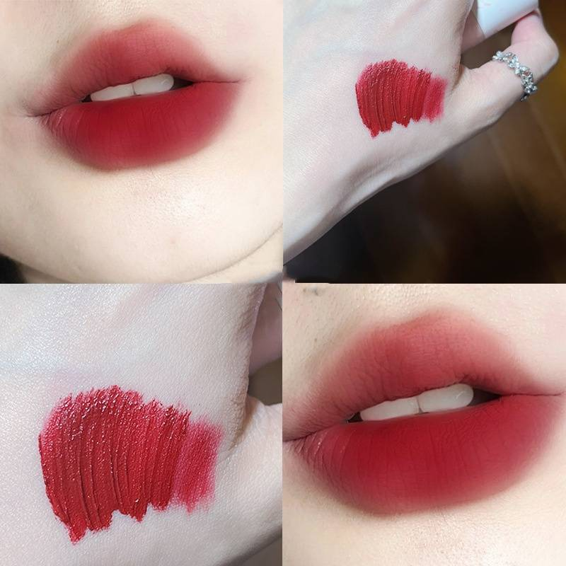 Makeup Velvet Matte Lip Glaze Pinkyfocus Student Erschwinglicher, lang anhaltender Farblippenstift, samtige Textur, lichtechter Lippenschlamm_voghion.com