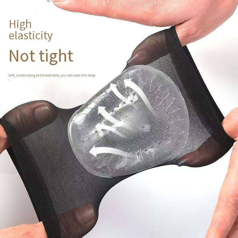 Calzini anti-crepa per la protezione del tallone, calzini anti-crepa per la notte, per uomini e donne, stesso stile, calzini idratanti per piedi asciutti e screpolati, in silicone e tessuto di cotone._voghion.com