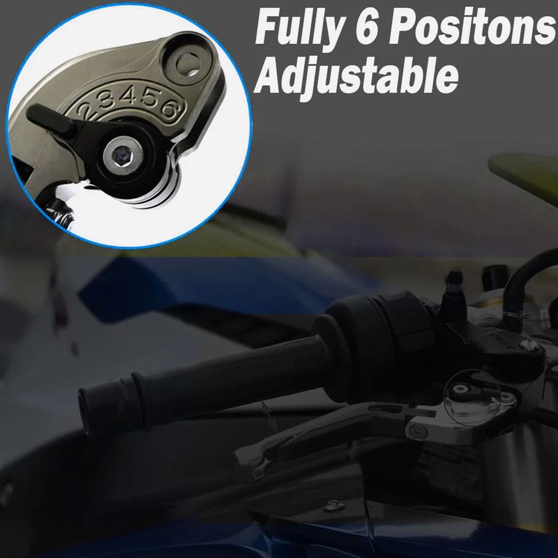 YZF-R25 YZFR25 Új YZF-R25 motorkerékpár alkatrészek CNC 6 sebességes állítható behúzható összecsukható fékkuplungkar_voghion.com