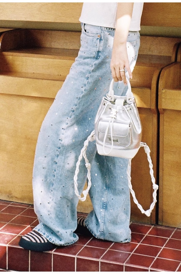 Tagi Mini Pearl Galaxy Imagining Artist Backpack Handwoven Travel Strap Bag_voghion.com