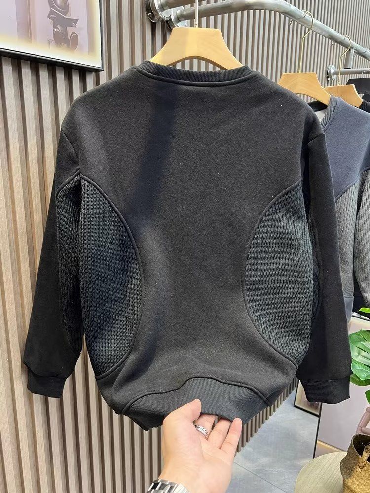 Nuova felpa con cappuccio da uomo primaverile e autunnale, abbigliamento casual patchwork versatile e ampio a maniche lunghe da uomo, giacca alla moda_voghion.com