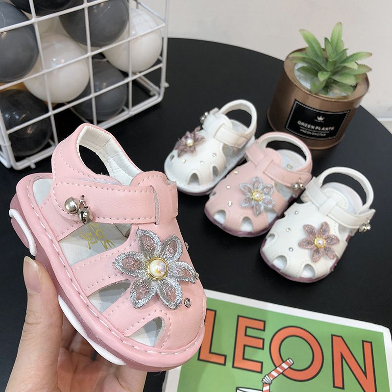 Kinderschuhe Neue Sommer Mädchenschuhe Babyschuhe Babyschuhe weiche Sohle Kleinkindschuhe Prinzessin Schuhe kleine Lederschuhe Sandalen_voghion.com