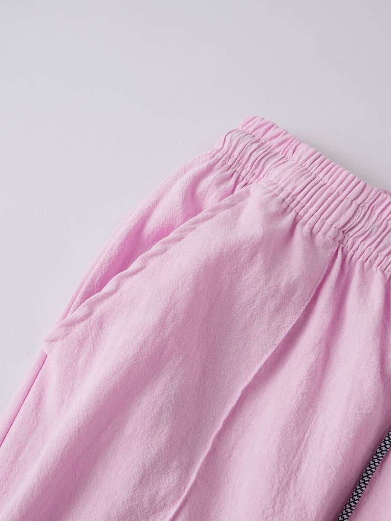 Men's Linen-Cotton Drawstring Shorts – Breathable Summer Casual & Beach Pants (S-XXXL, Relaxed Fit, Quick-Dry, Machine Washable)_voghion.com
