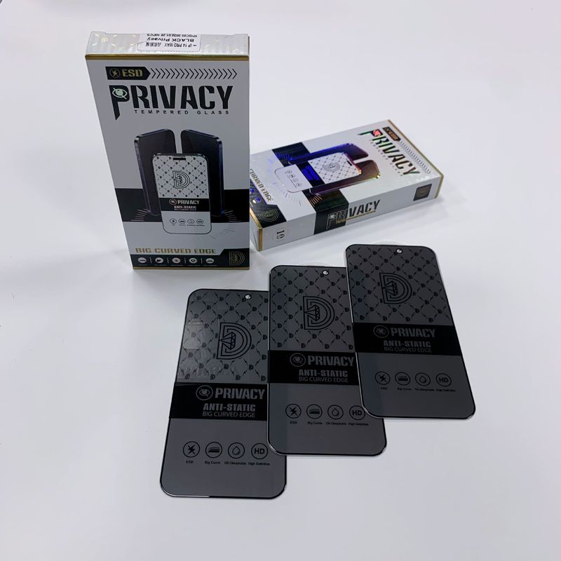 Anwendbare Handyfolie für Apple 13, 15ProMax, Vollbildglas, ESD, antistatisch, gehärtete Folie für iPhone 14, Anti-Sichtschutz_voghion.com