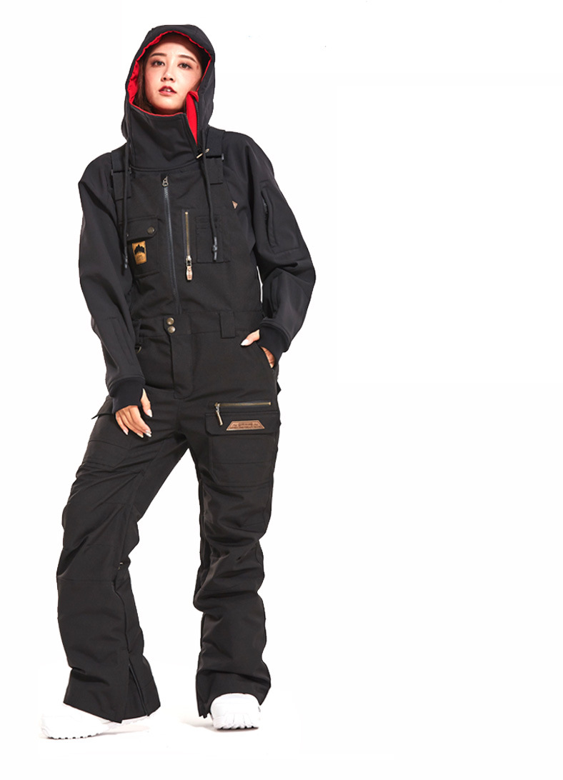 Pantalones de esquí con correa de snowboard, mono hipster, pantalones de esquí para mujer, mono de nieve salvaje nuevo_voghion.com