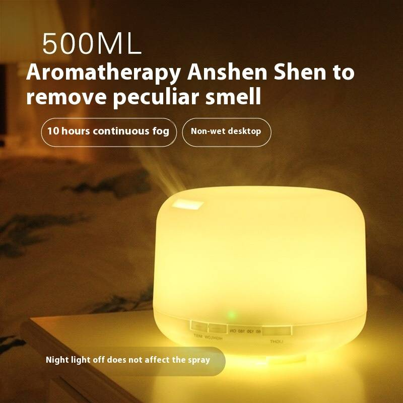 500ML air humidifier/Home Aromatherapy machine/Ultrasonic spray/Large capacity/Aromatherapy essential oil/pure plant single essential oil_voghion.com