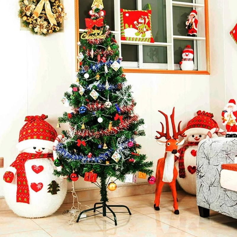 1 buc Suport pentru brad de Crăciun, bază pentru brad, suport pentru picior metalic din fier, suport pentru picior, decor de petrecere de Crăciun, suport pentru raft, suport pentru brad_voghion.com
