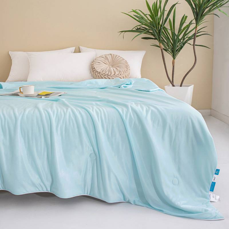 Ice Cream Cooling Summer Blanket - Ultra Soft & Lightweight Machine Washable Air Conditioning Duvet With Ice Silk Fabric_voghion.com