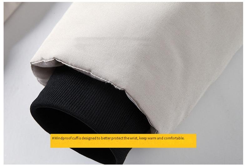 Unisex Faux Fur Trim Parka – Workwear Jacket With Detachable Hood & 300FP Duck Down (S-3XL, Windproof, Black/Beige/Burgundy)_voghion.com