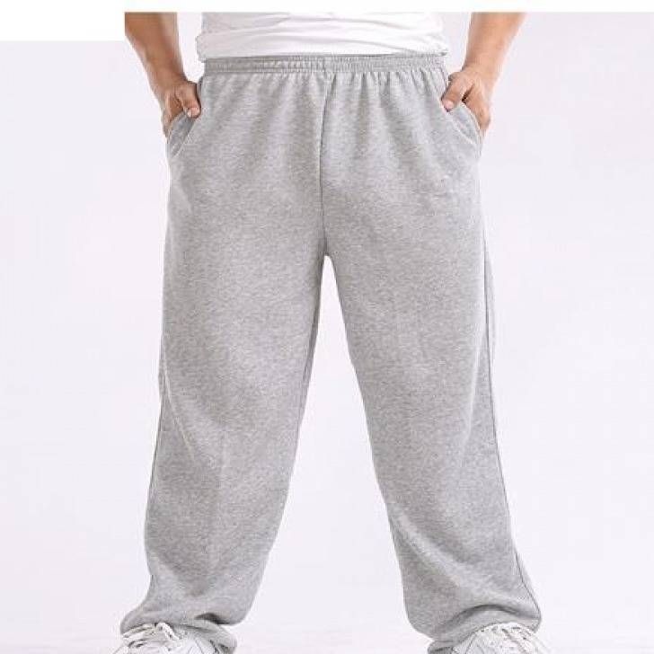 Pantalon de survêtement coupe droite pour homme - Pantalon de jogging léger et grande taille pour une tenue décontractée, disponible en coloris classiques et motifs rayés._voghion.com