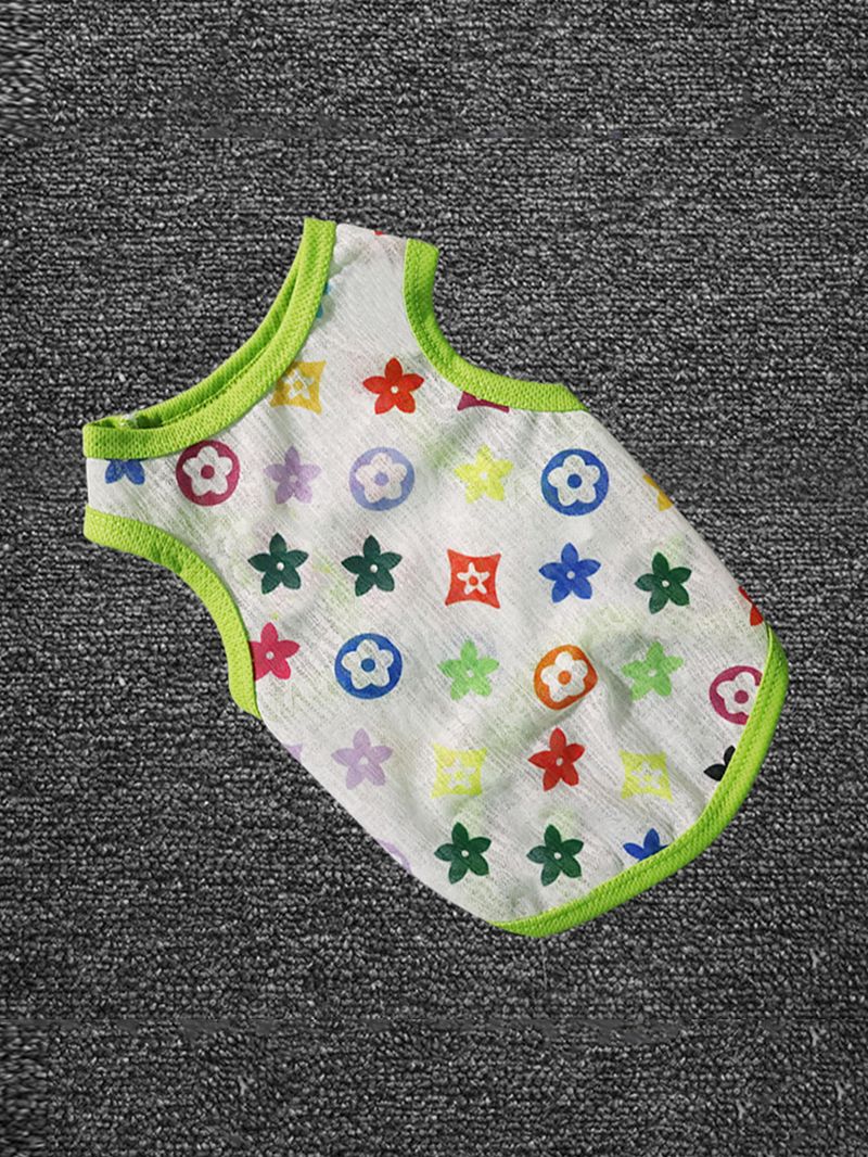 1 Piece Of New Pet Apparel For Spring & Summer - Mesh, Breathable & Comfortable Sports Casual Vest, Sun-Protective Clothes For Dogs & Cats_voghion.com