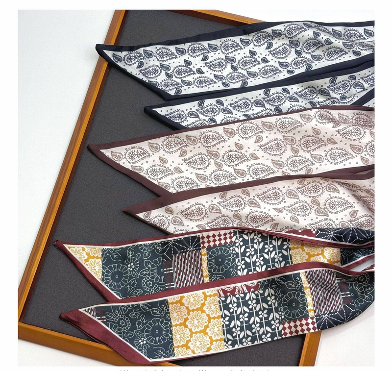 Farbige Retro-Seidenschals Herren- und Damengürtel Damenkleider Modische, vielseitige, dekorative Jeansringe Personalisierte dünne Gürtel_voghion.com