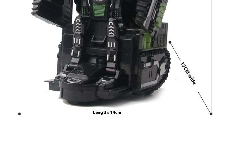 Tank Robot Toy – Electric Omnidirectional Vehicle With LED Lights & Music (No Remote, Gesture Control, STEM Learning, For Boys & Girls 4-6 Years)_voghion.com