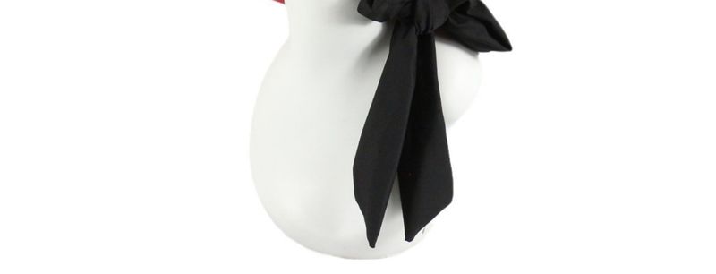 Women's double layer silk sleeping hat double sided wearable satin headscarf hat bow tie pullover hat enlarged_voghion.com