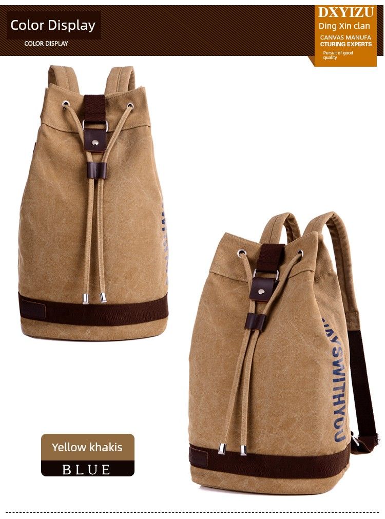 Zaino da viaggio in tela da uomo, casual, minimalista, portatile, per esterni_voghion.com