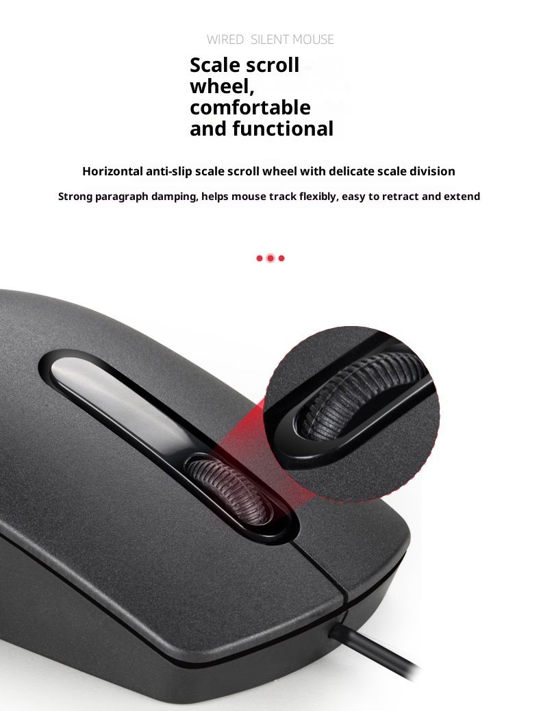Digitex Digitex Nuovo modello privato Mouse da ufficio per computer portatile da gioco cablato Design silenzioso_voghion.com