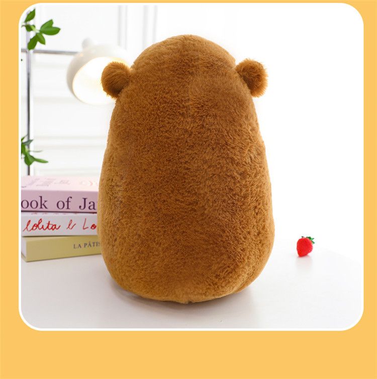 Carino giocattolo di peluche Capibara pulcino retrattile animale di peluche acqua porcellino d'India bambola adorabile brutta bambola di fabbrica all'ingrosso_voghion.com