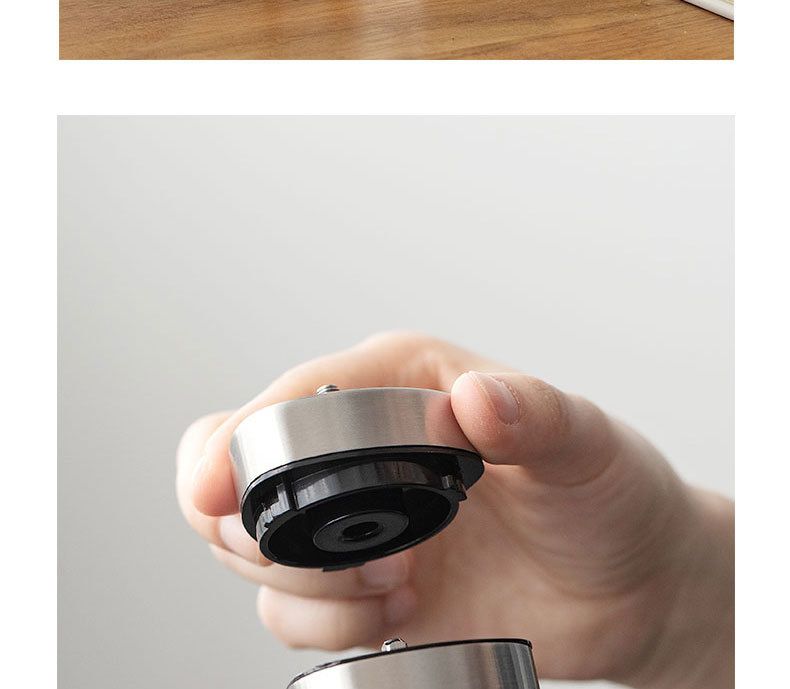 New Triangle Hand Shake Coffee Machine Stainless Steel Bean Pepper Grinder_voghion.com