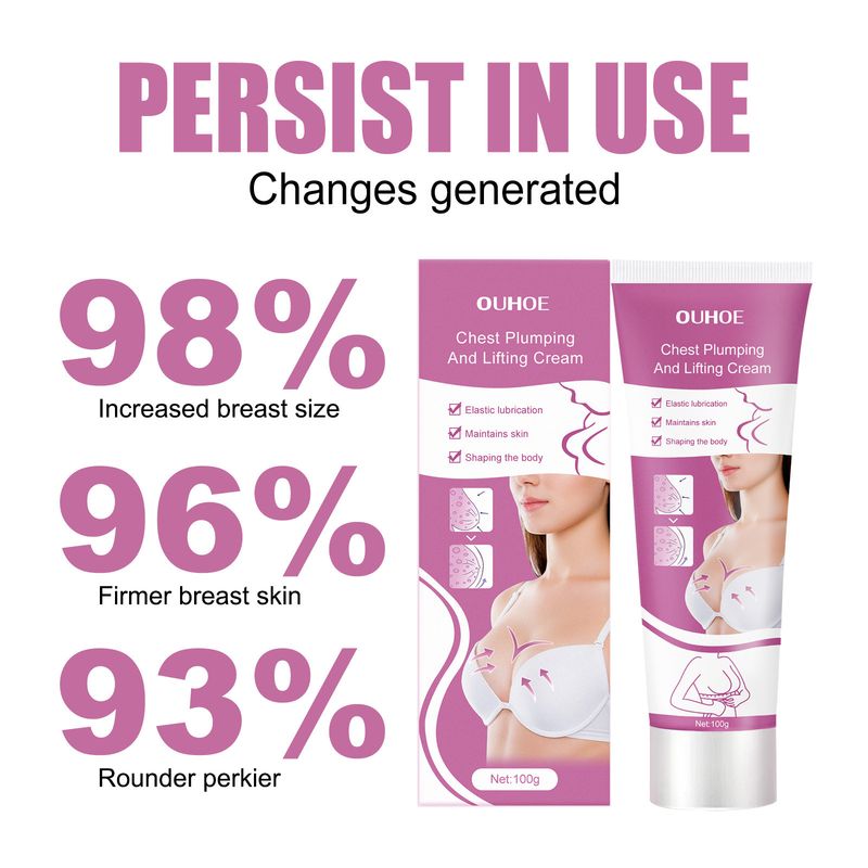 Güzellik Bakım dükkanı Göğüs OUHOE Kaldırma Sıkılaştırıcı Masaj Emzirme Kremi Nemlendirici ve dolgunlaştırıcı_voghion.com