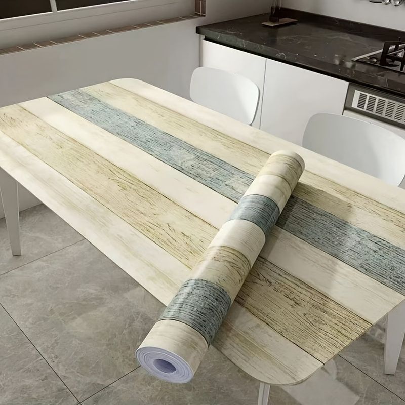Autoadesivo Beige Blu Foglio intero Impermeabile Ispessito Porta Camera da Letto Mobili Rinnovo Scrivania Armadio Bordo_voghion.com