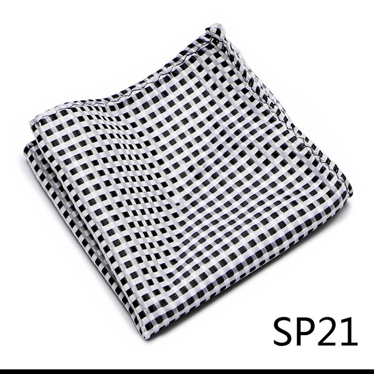 Heren Brits patroon effen kleur polyester zijden vierkante sjaal bruiloft pak zakdoek overhemd klaar op voorraad_voghion.com