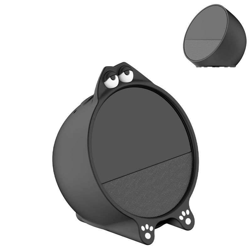 Silicone Cover 2024 Soft Waterproof Dustproof Portable Protective Case for Echo Spot Speaker Accessories_voghion.com