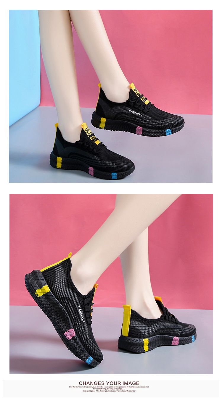Women's Shoes Cloth Shoes Non-slip Soft-soled Casual Sports Shoes_voghion.com