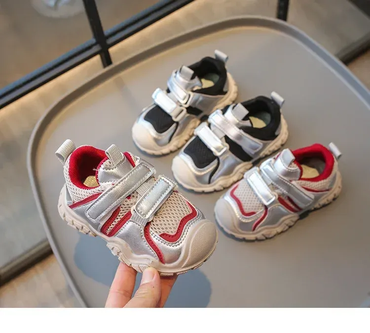 Zapatillas de deporte transpirables para niños y niñas, de otoño 2024, nuevas, ligeras, suaves y versátiles_voghion.com