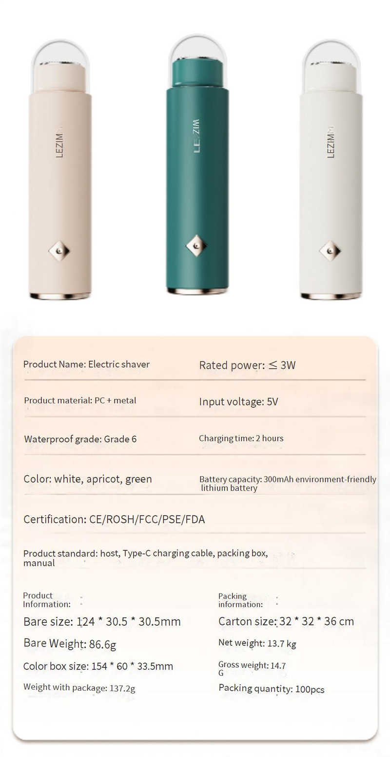 Epilator pentru femei, aparat de ras privat, dispozitiv de îndepărtare a părului privat, instrument de tuns pentru părul pubian, aparat de ras electric cu cap dublu pentru bărbați_voghion.com