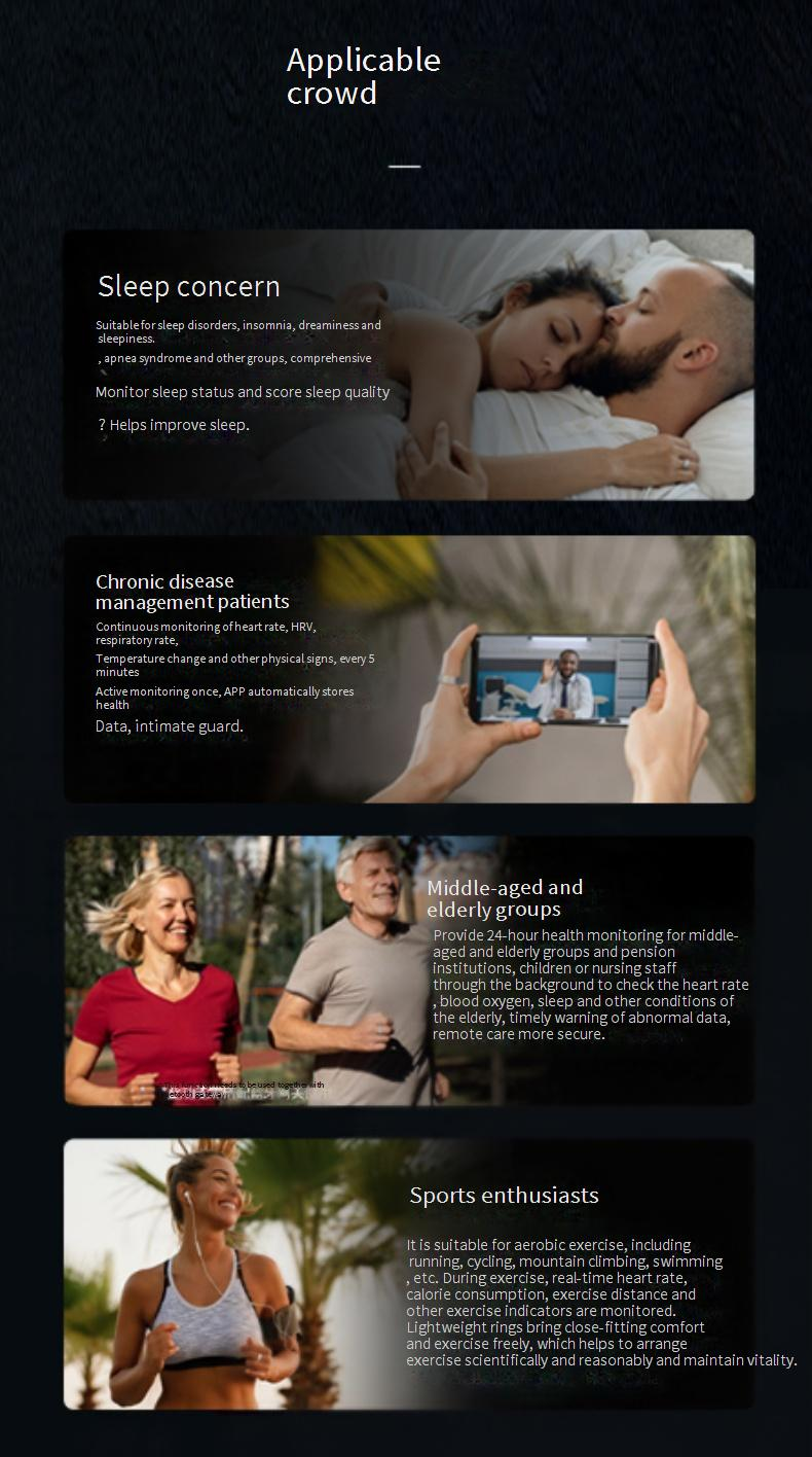 Smart Activity Tracker Heißer Verkauf (Oura Level) X4 Wasserdichter kabelloser Smart Ring mit Ladefunktion, Sport-Gesundheitsring, Herzfrequenz, Körpertemperatur_voghion.com