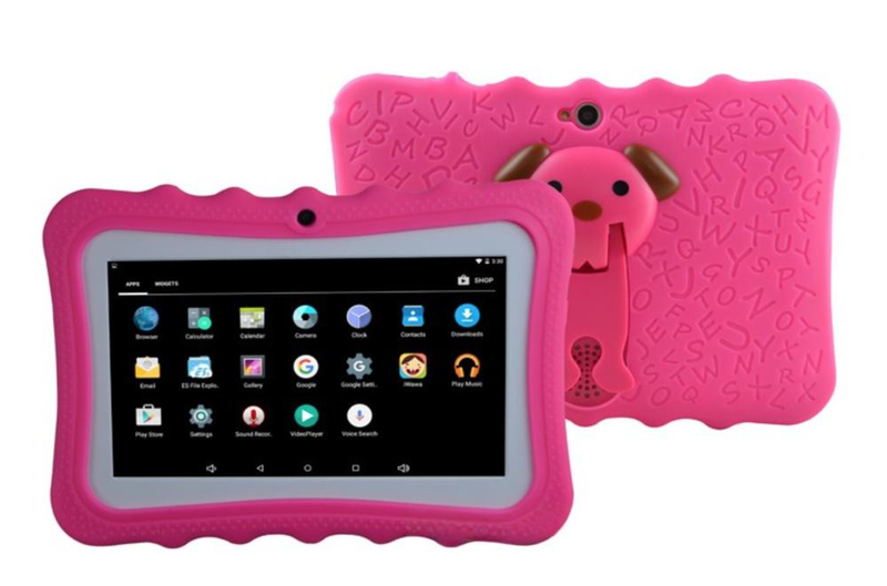 7-inch educatieve kindertablet - 1 GB RAM, 16 GB opslag, wifi, Bluetooth-leer-smartpad, ouderlijk toezicht, oogbescherming, HD-scherm_voghion.com