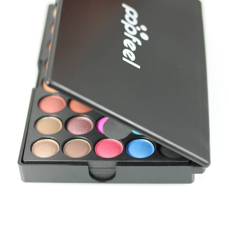 POPFEEL 120-Color Eyeshadow Palette - Shimmer & Matte Finishes, Ideal For Stage Makeup & Cosplay, Powder/Stick/Cream/Liquid Formats_voghion.com