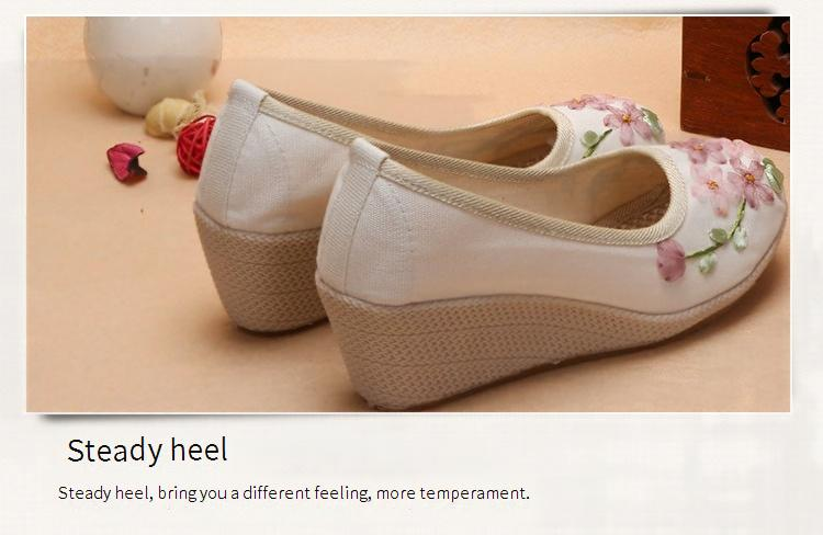 Damenschuhe im neuen Stil, alte Peking-Stoffschuhe, Keilabsatz, bestickte Schuhe im ethnischen Stil, chinesischer Stil, Hanfu-Schuhe, Retro-Damenschuhe mit hohem Absatz_voghion.com