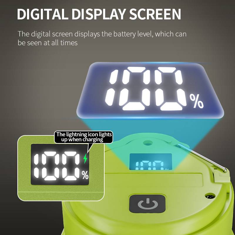 Outdoor Lights Led Camping Lights USB Rechargeable Folding Tent Hanging Light Lantern Lighting Emergency Lights_voghion.com