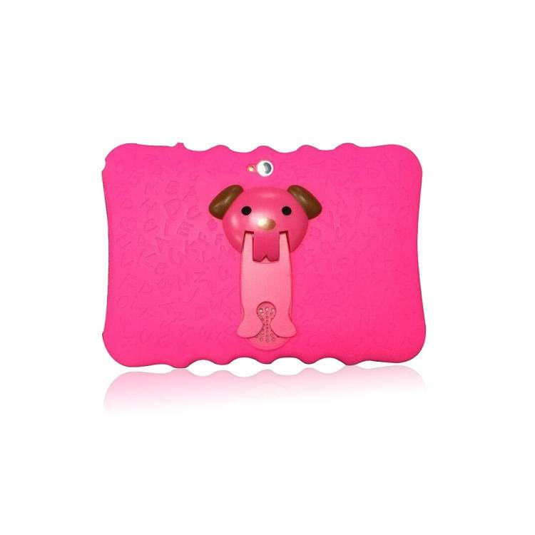 Tablette enfant 7 pouces avec Wi-Fi, double caméra, écran HD, processeur quad-core, stockage 16 Go - Rose, vert, bleu, orange, rose (plusieurs couleurs disponibles)_voghion.com