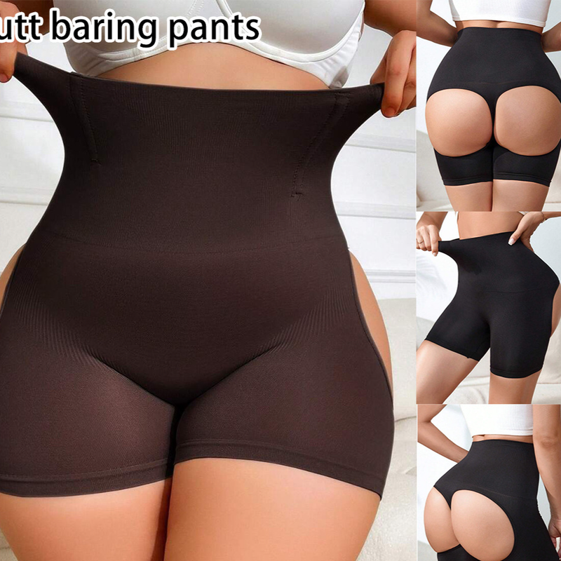 Shapewear mit hoher Taille und Po-Lifting für Damen – Nahtlose Bauchweg-Höschen mit Hüftvergrößerung, atmungsaktives Nylon_voghion.com