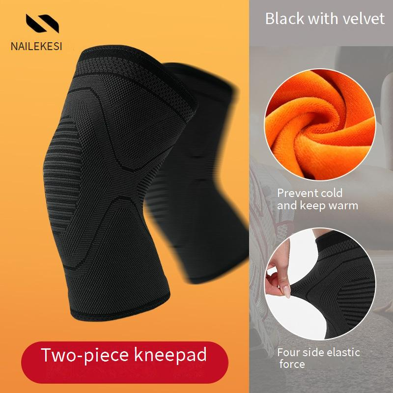 Thermo-Kniebandagen für Damen und Herren – Fleecegefütterte Gelenkstütze zum Laufen, Radfahren, Wintersport und für tägliche Wärme_voghion.com
