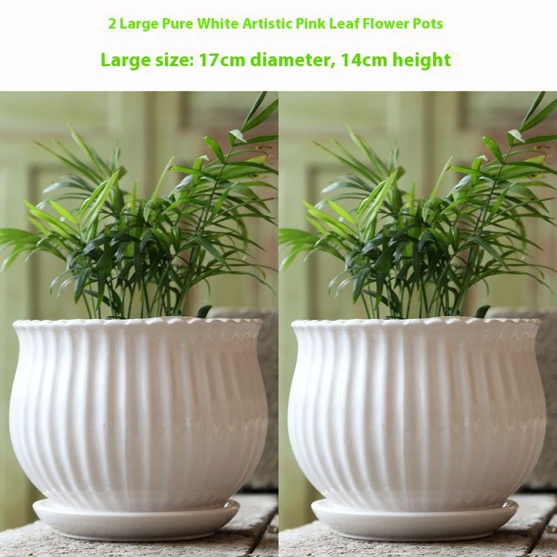 Elegantes Blumentopf-Set aus Keramik – handgefertigte dekorative Pflanzgefäße für Zuhause, Büro und Garten (verschiedene Größen und Stile)_voghion.com