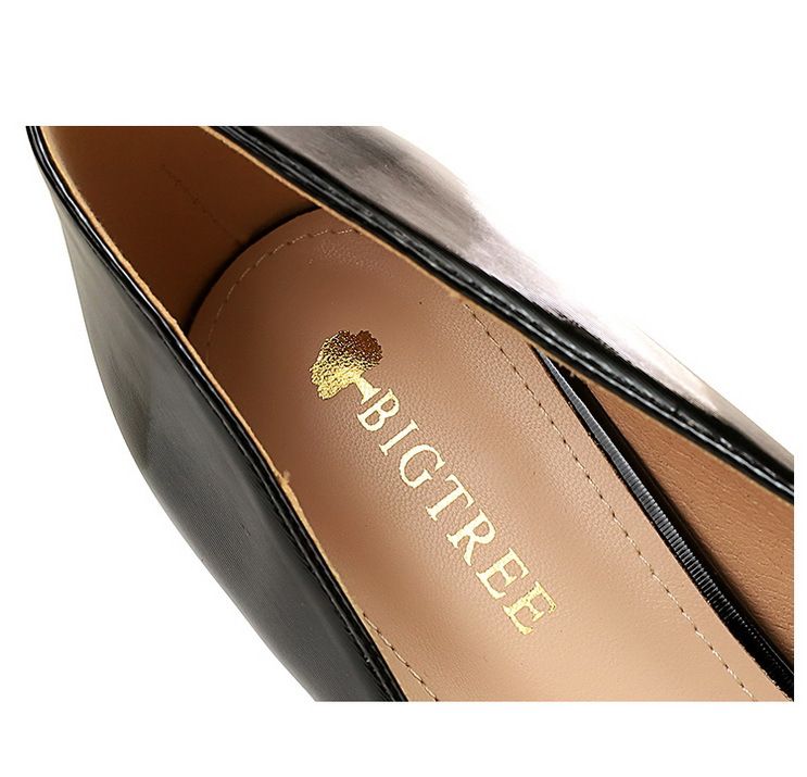 Mode elegante pediküre einfach alle-passenden high heels frauen schuhe high heels flach mund spitz frühling und herbst einzelnen schuhe_voghion.com