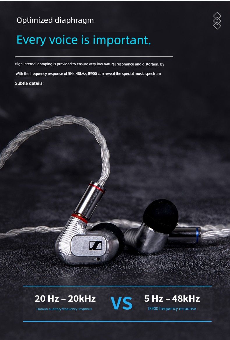 Écouteurs intra-auriculaires Bluetooth Senhai Ie900 DIY, moniteur HiFi Fever Type-C, filaires et sans fil_voghion.com
