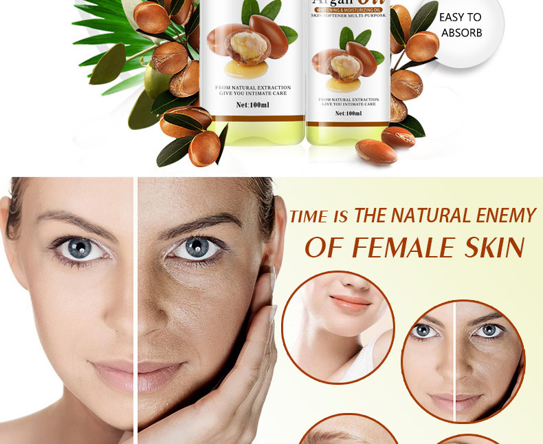 100% natural orgânico óleo de argan rosto corpo relaxamento óleo massagem hidratante hidratante melhor produto de controle de cuidados com a pele feminino_voghion.com