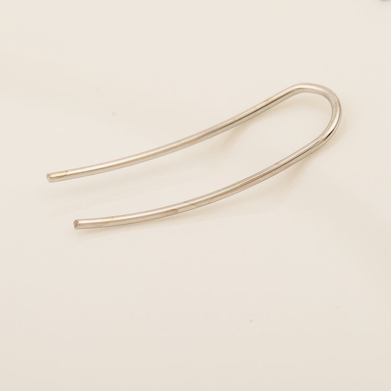 Orecchini semplici creativi alla moda coreana, personalizzati, alla moda, a forma di U, da donna, con clip per le orecchie_voghion.com