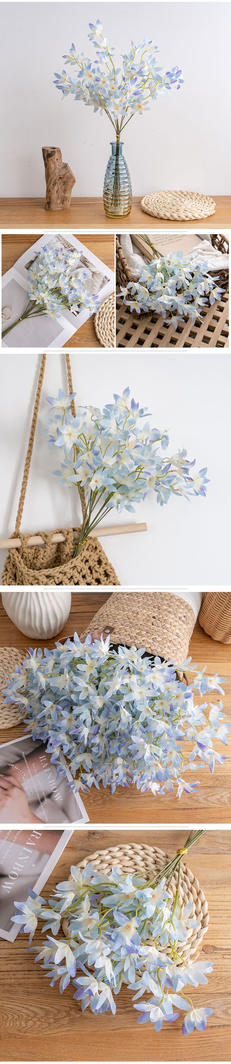 Kleine Bündel Künstliche Blumen Hause Dekoration Hochzeit Bouquet Rose Wand Künstliche Blumen_voghion.com