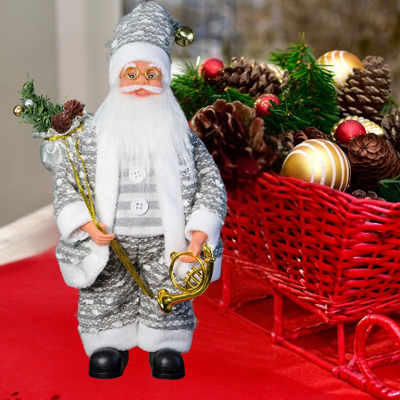 Decoration Standing Santa Claus Figurine Creative New Christmas Backpack Old Man Doll Ornament , ,_voghion.com