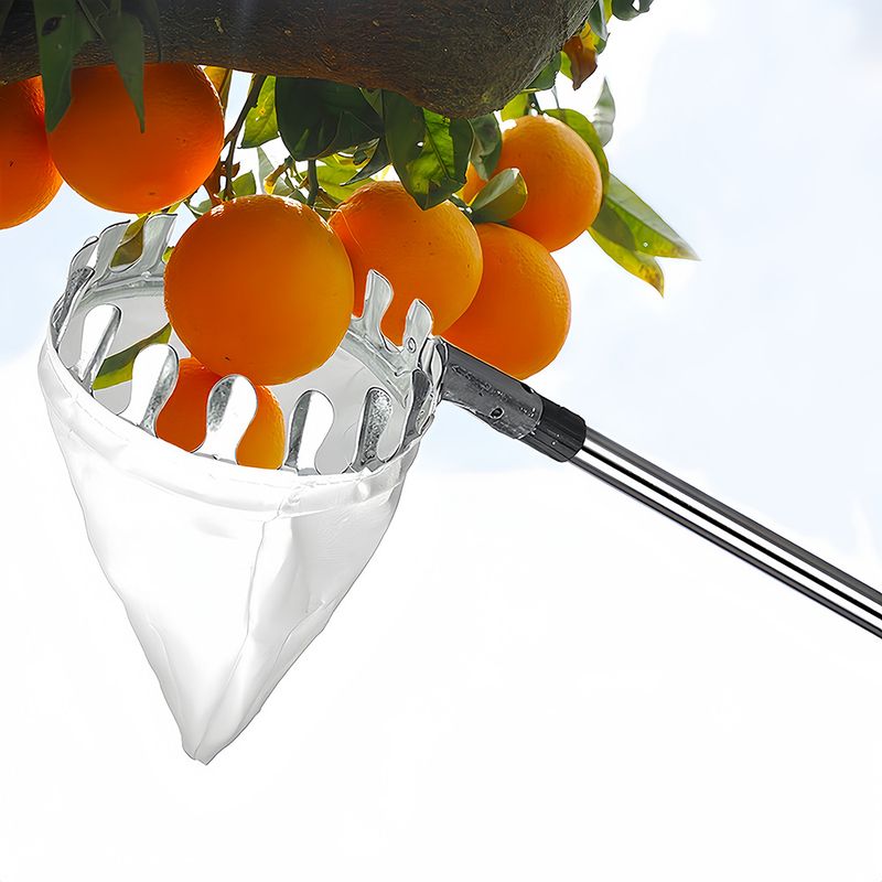 Garden Supplies Fruit Picking Device Fruit Picking Tool Telescopic Pole For Picking Apples And Plums High Altitude Picking Device Garden Fruit Picking_voghion.com