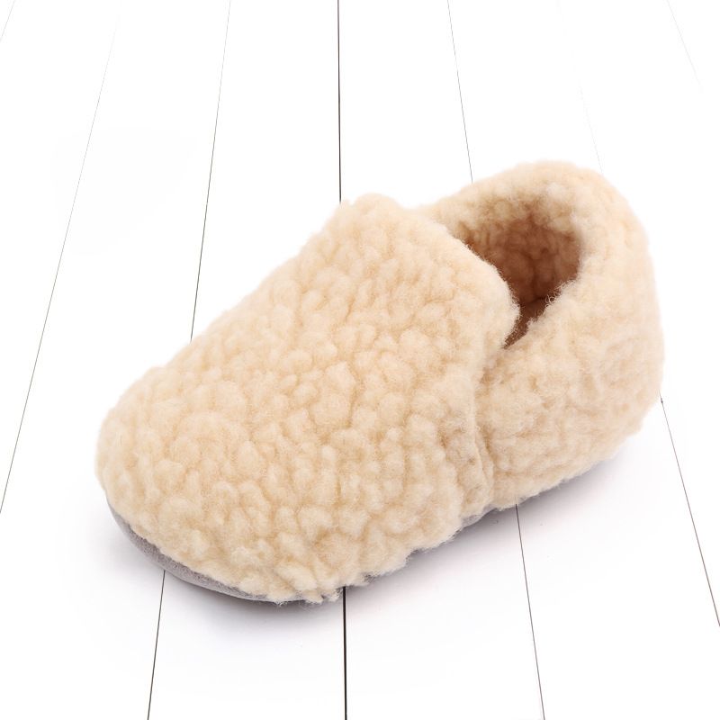 Scarpe da bambino autunno e inverno scarpe da bambino foderate in pile suola in gomma morbida antiscivolo scarpe da bambino scarpe di cotone scarpe da bambino all'ingrosso 2706_voghion.com