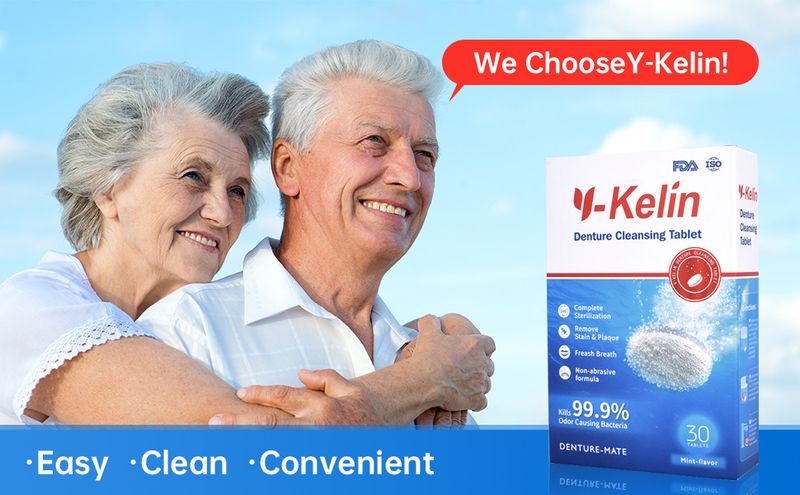 Confezione inglese Detergente effervescente per la rimozione delle macchie dalle protesi dentarie Igiene orale Deodorante 30 compresse_voghion.com