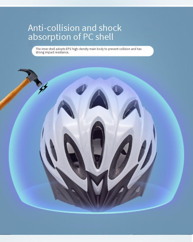 Casque de vélo de route, VTT, forme intégrée, pour hommes et femmes, à emporter, casque de sécurité_voghion.com