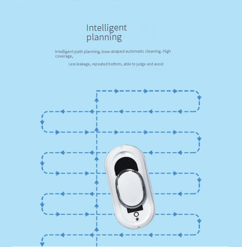 Robot de curățare a ferestrelor Hotel Home Cleaning Robot de curățare a ferestrelor Telecomandă inteligentă Dispozitiv de curățare a ferestrelor multi-scenă_voghion.com
