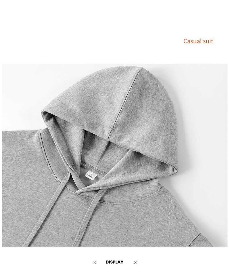 Ensemble 2 pièces pour femme, sweat-shirt à capuche zippé et pantalon de jogging à cordon de serrage, tenue décontractée - Streetwear, coupe confortable, vêtements de détente tendance et assortis._voghion.com